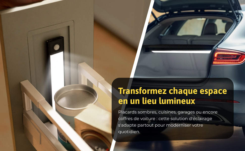 Barre LED - Extra plate - Sans fil - Détecteur de mouvement