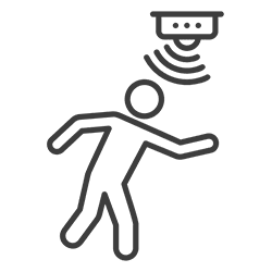 Détecteur de mouvement - Lampe barre LED